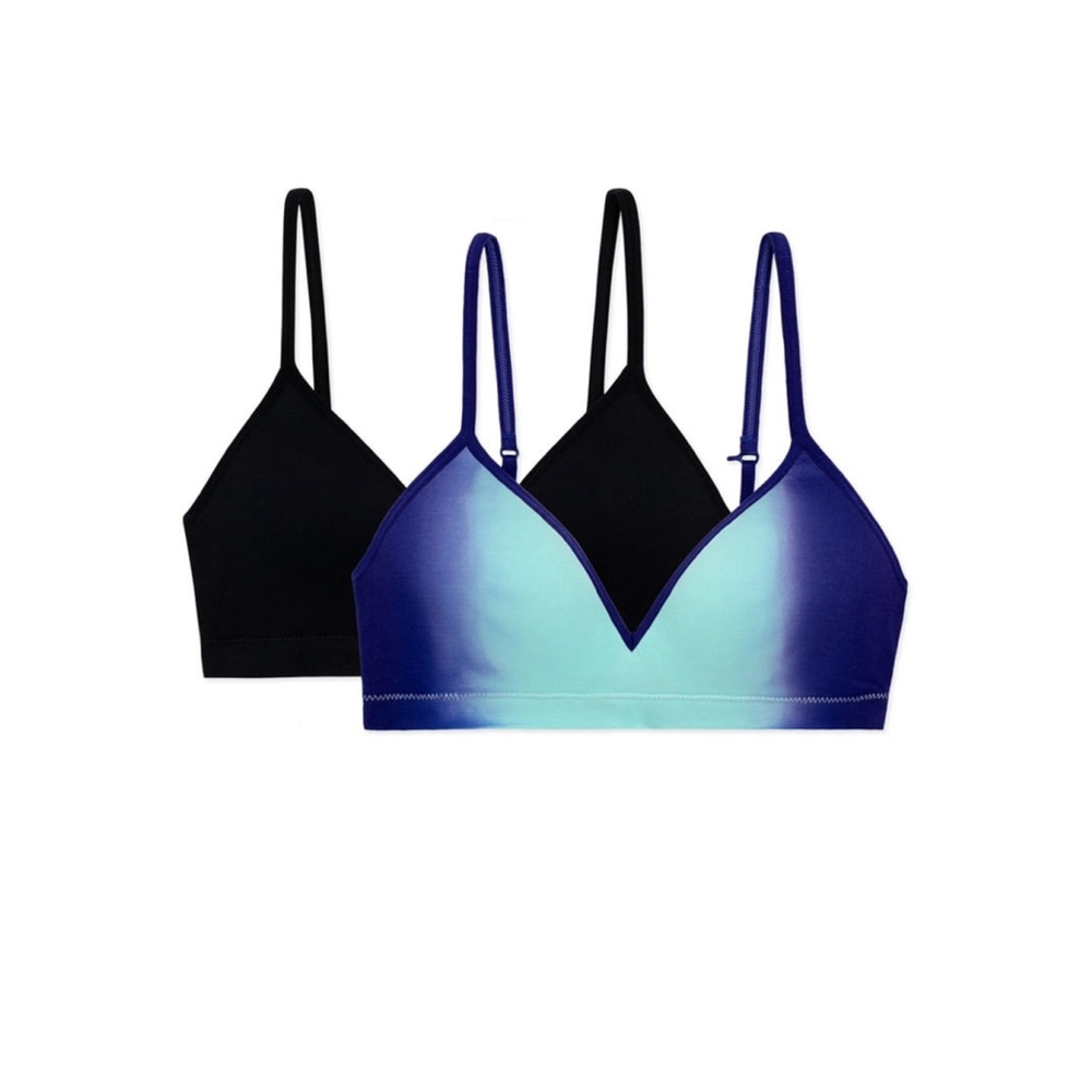 NWT Wonder Nation Girls Bra, 2 Pack T-Shirt Seamless Molded Cup Size 32